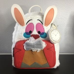 Alice In Wonderland Rabbit Loungefly Mini Backpack